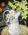 Enamel Jug with Flowers