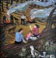 The fallen tree - beer break