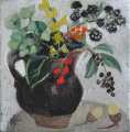 Flowers and acorns